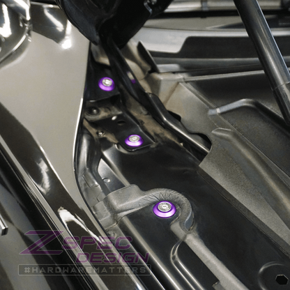 ZSPEC Stage-2 Dress Up Bolts® Fastener Kit for '12-18 Audi A7 4G8 3.0L, Stainless & Billet