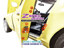 ZSPEC Dress Up Bolts® Fastener Kit, Door Jams Area for Datsun 240/260/280z S30, Titanium