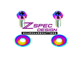 ZSPEC Fuel Door Fasteners/Hardware Kit for Nissan Z32 300zx, Titanium
