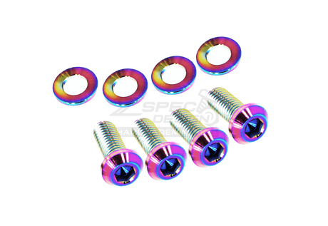 ZSPEC Hood Dress Up Bolts® Fastener Kit for Nissan Z32 300zx, Titanium