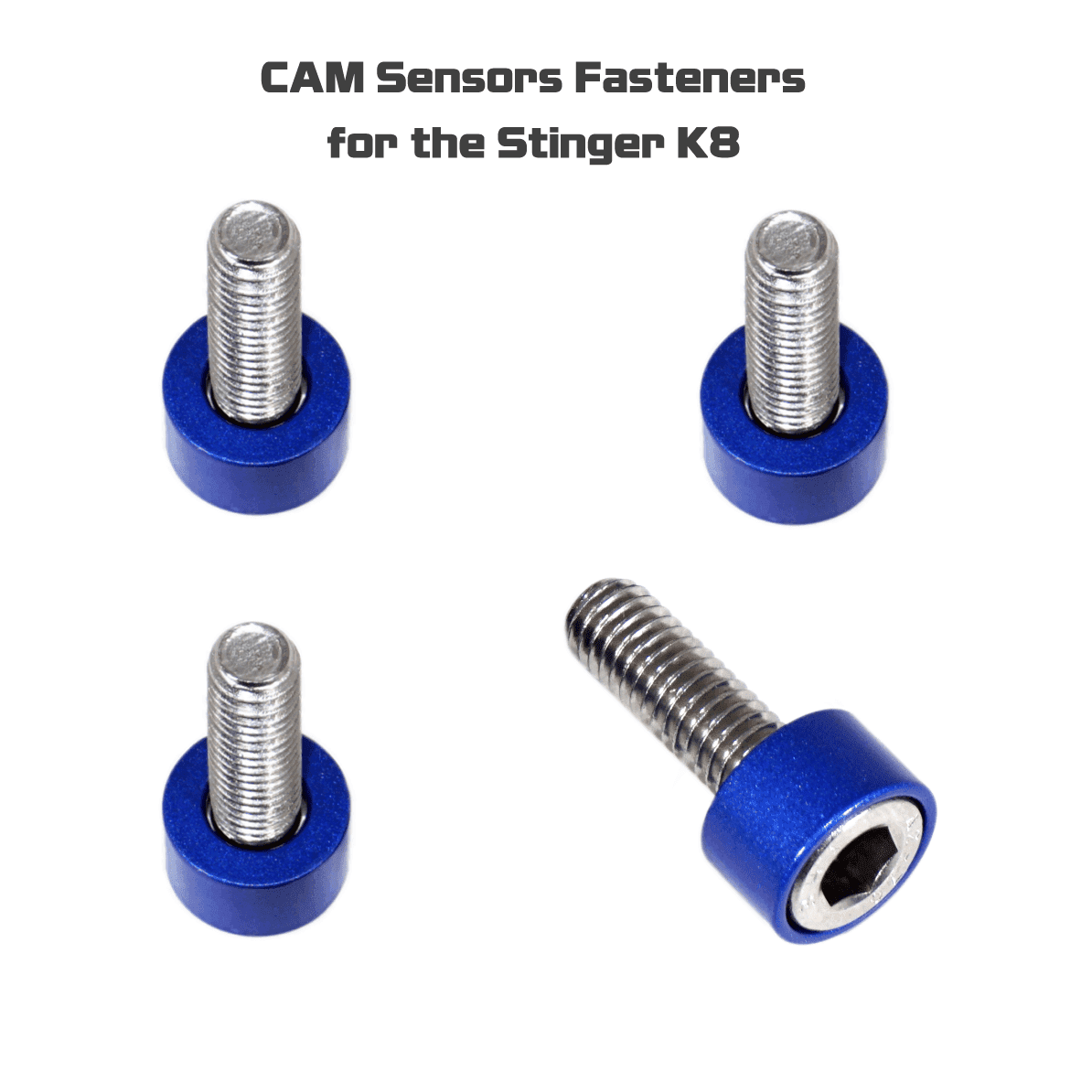 ZSPEC CAM Sensors Fastener Kit for '18+ Stinger GT, Stainless & Billet