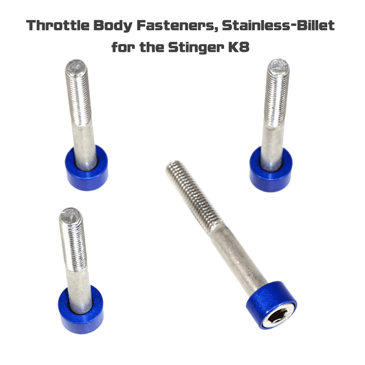 ZSPEC Throttle Body Fastener Kit for '18+ Stinger GT, Stainless & Billet