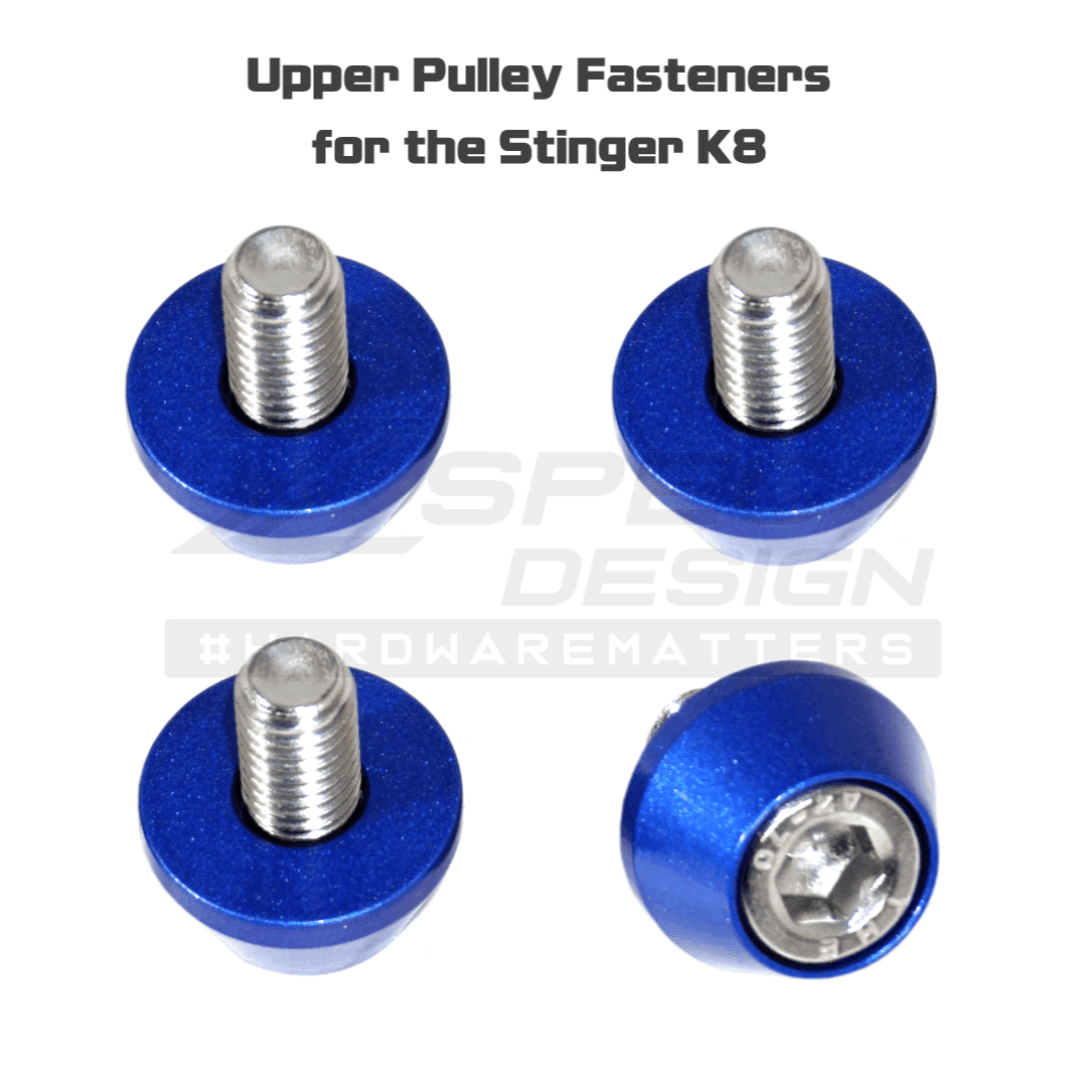 ZSPEC Stage-3 Dress Up Bolts® Fastener Kit for '18+ Kia Stinger GT K8, Stainless & Billet