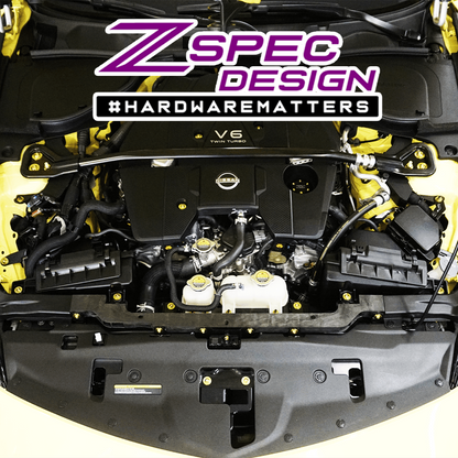 ZSPEC Stage-1 Dress Up Bolts® Hardware Kit for Nissan Z RZ34, Titanium