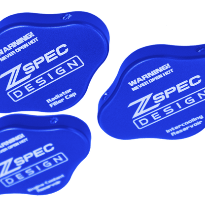 ZSPEC Fluid Reservoir Cap Covers Set for '23+ Nissan Z RZ34, Billet, 3 Caps