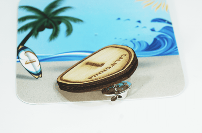 ZSPEC Pacific Coast Highway (PCH) Route 1 Wooden Lapel/Hat Pin