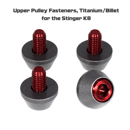 ZSPEC Upper-Pulley Fastener Kit for '18+ Stinger GT, Titanium & Billet