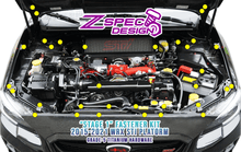 ZSPEC "Stage 1" Dress Up Bolts® Fastener Kit for '15-21 Subaru WRX & STI, Grade-5 Titanium