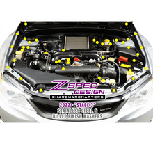 ZSPEC "Stage 3" Dress Up Bolts® Fastener Kit for '08-14 Subaru WRX & STi, Stainless & Billet
