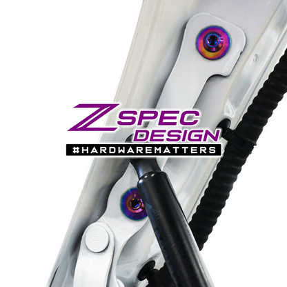 ZSPEC Stage-3 Dress Up Bolts® Fastener Kit for the Tesla Model 3, Grade-5 Titanium