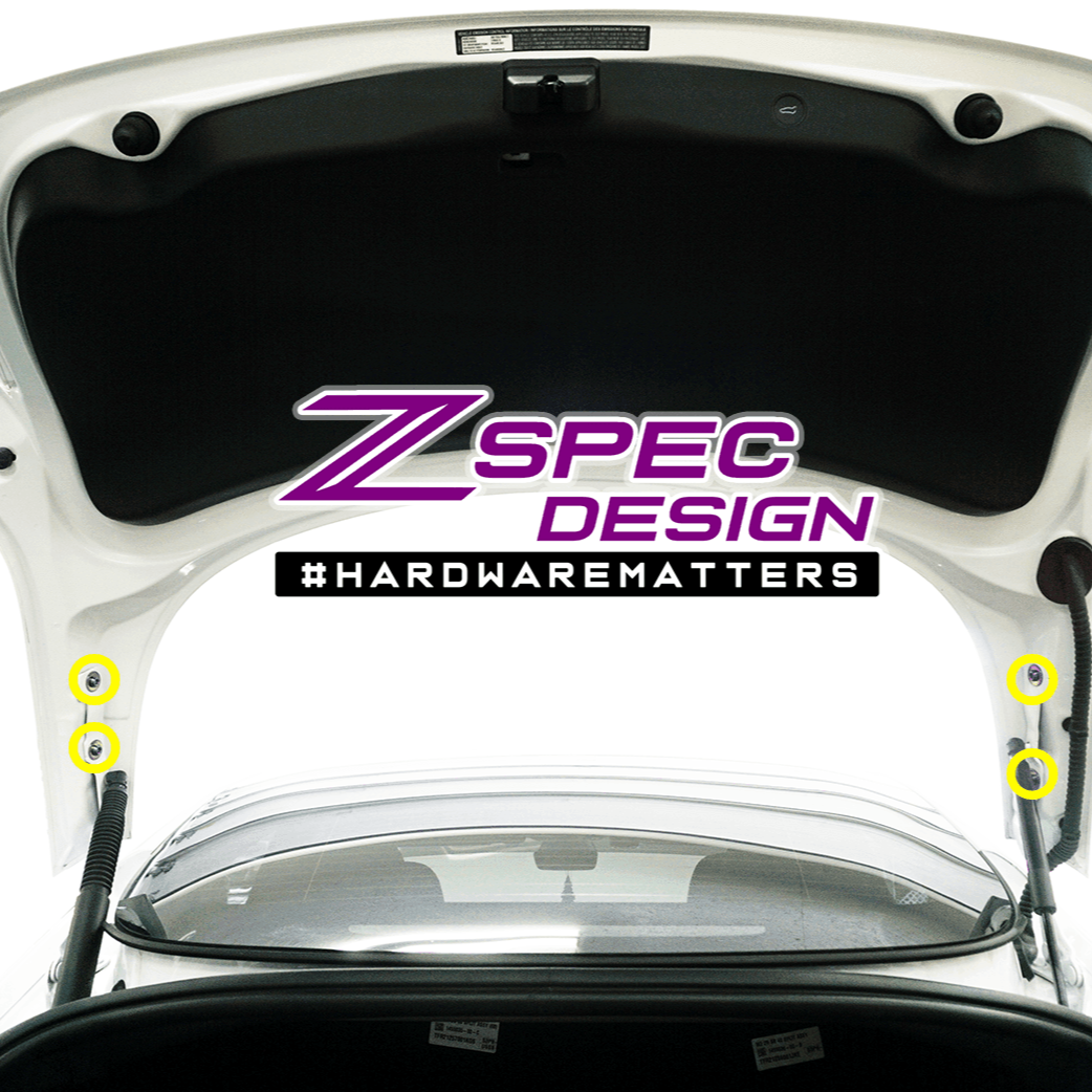 ZSPEC Stage-3 Dress Up Bolts® Fastener Kit for the Tesla Model 3, Grade-5 Titanium
