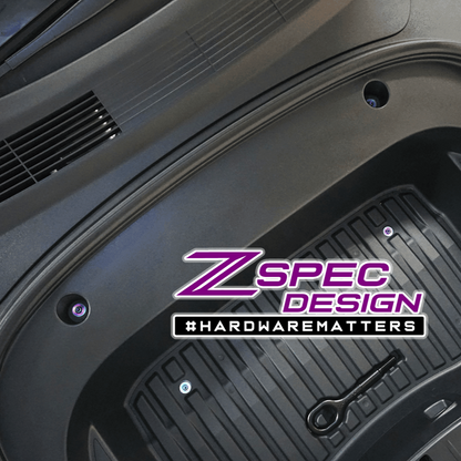 ZSPEC Stage-2 Dress Up Bolts® Fastener Kit for the Tesla Model 3, Grade-5 Titanium