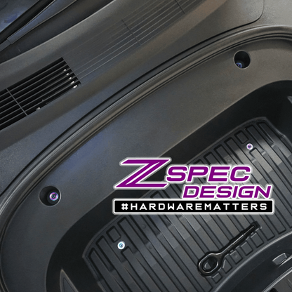 ZSPEC Stage-3 Dress Up Bolts® Fastener Kit for the Tesla Model 3, Grade-5 Titanium