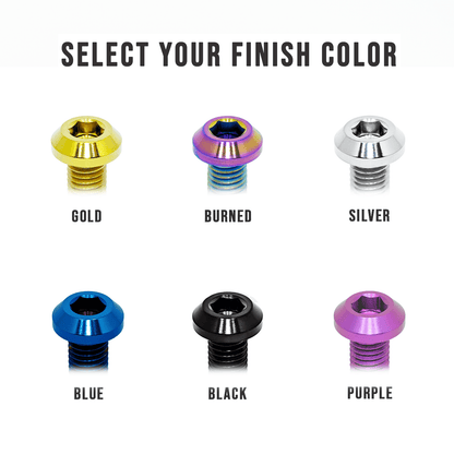 ZSPEC M6-1.0x70mm Dress Up Bolt® Fastener, Angled Head, Titanium Grade-5, Per Each