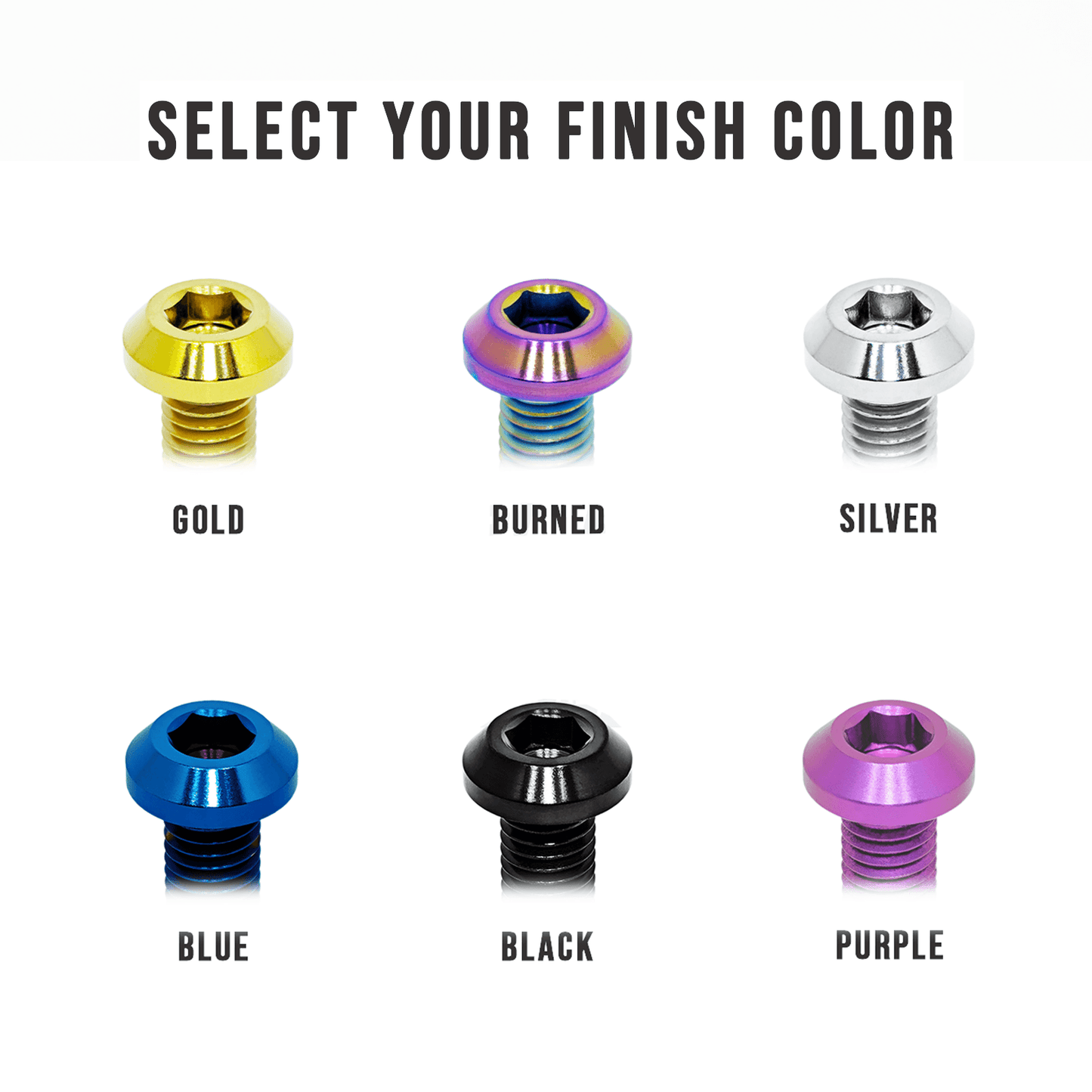 ZSPEC Button-Head Body Kit Fastener, M5x25mm w/ Well Nut, Titanium, per Each