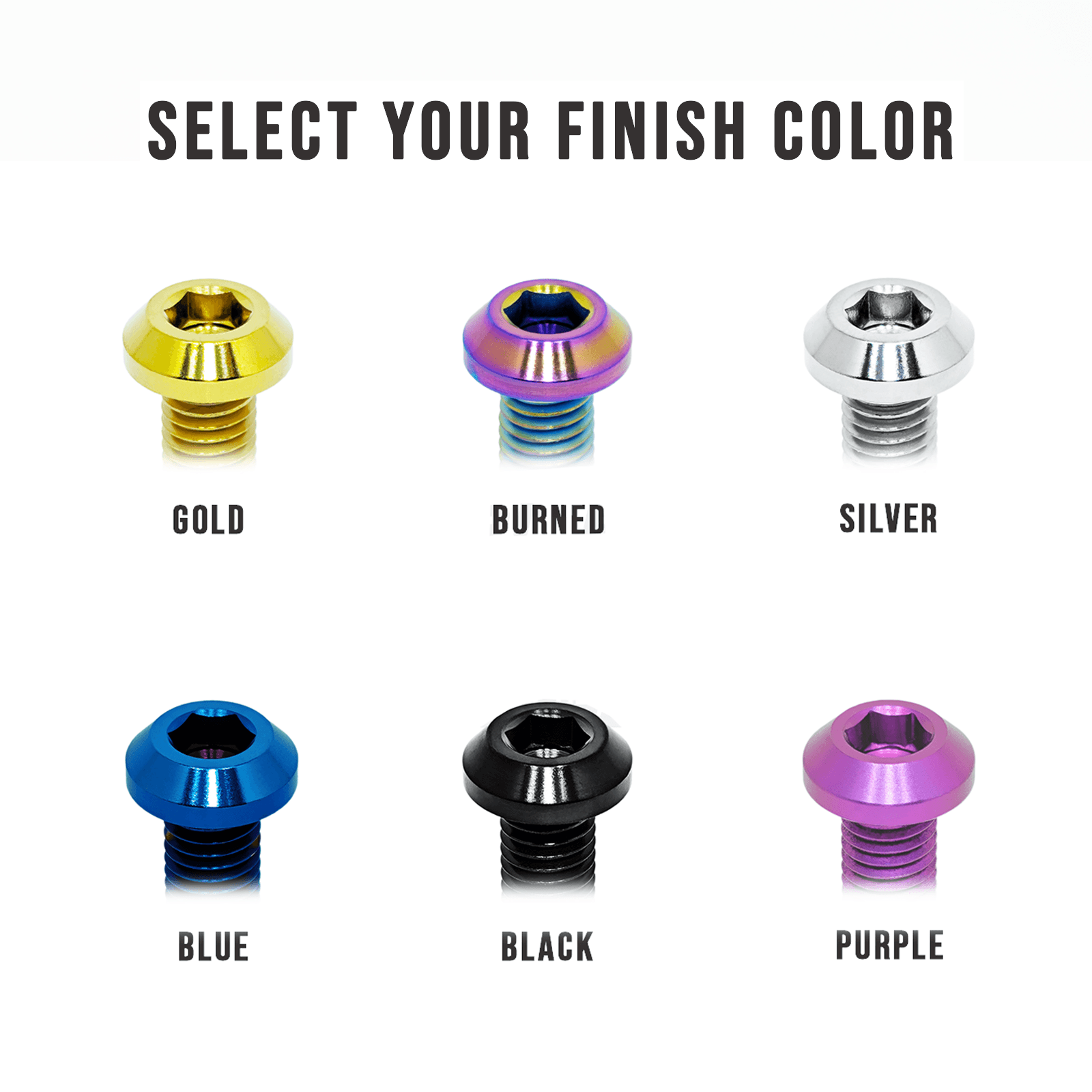 ZSPEC M5-0.8x12mm Dress Up Bolt® Fastener, Angled Head, Titanium Grade-5, Per Each