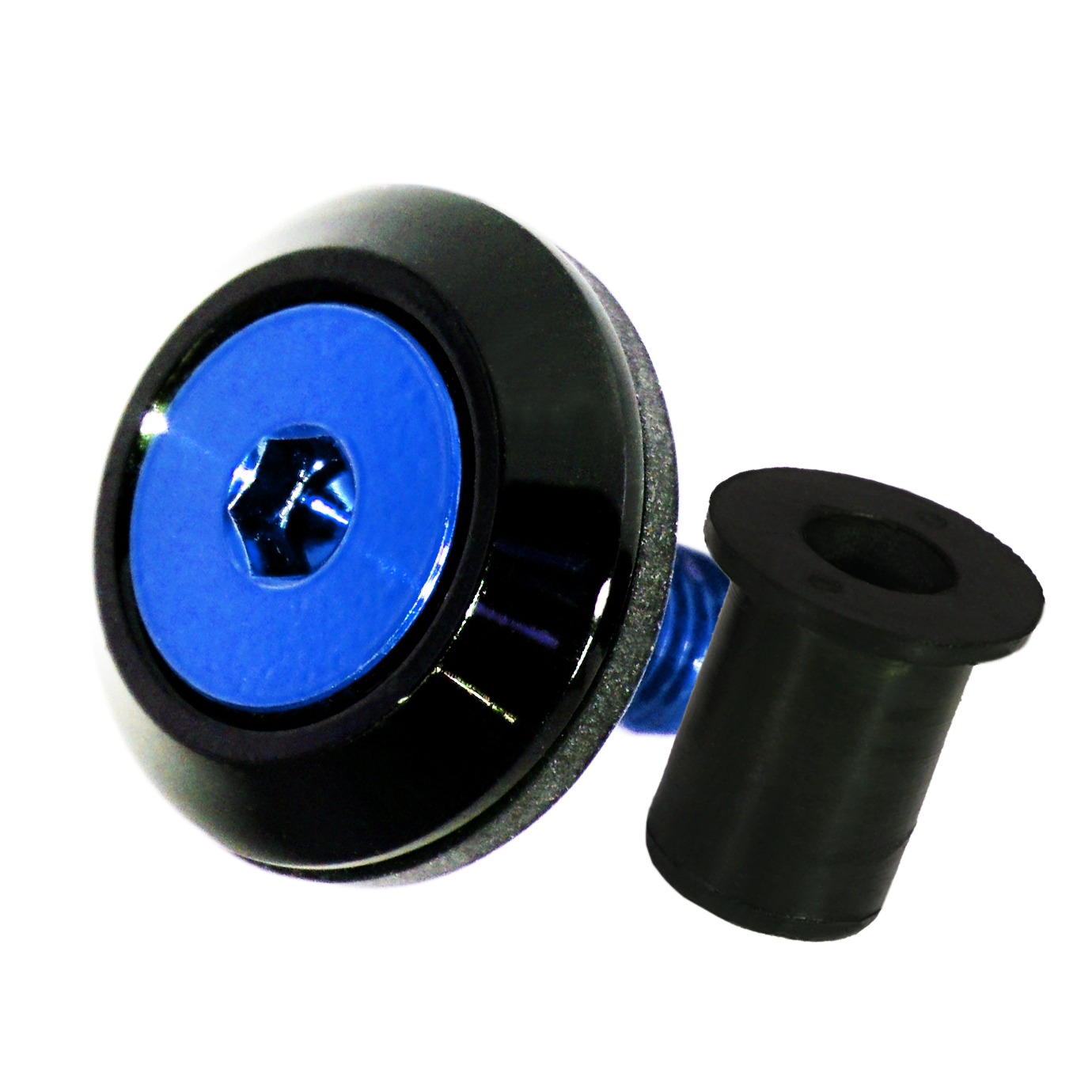 ZSPEC Low-Profile Body Kit Fastener, M5x20mm w/ WELL NUT, Titanium & Billet, Sold per Each