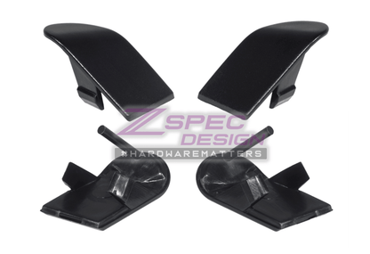 ZSPEC LHD Radio Bezel Top Screw Cover for '90-96 Nissan 300ZX, Left/Right Pair
