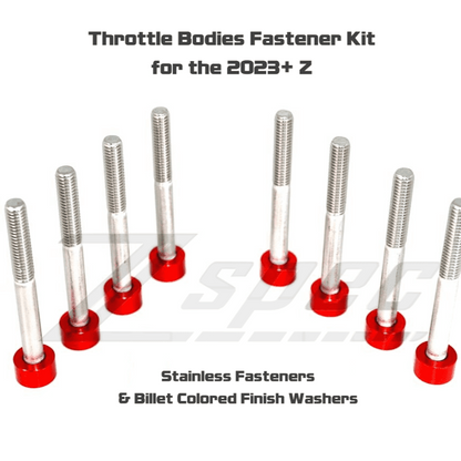 ZSPEC Throttle Bodies Fastener Kit for '23+ Nissan Z RZ34, Stainless & Billet