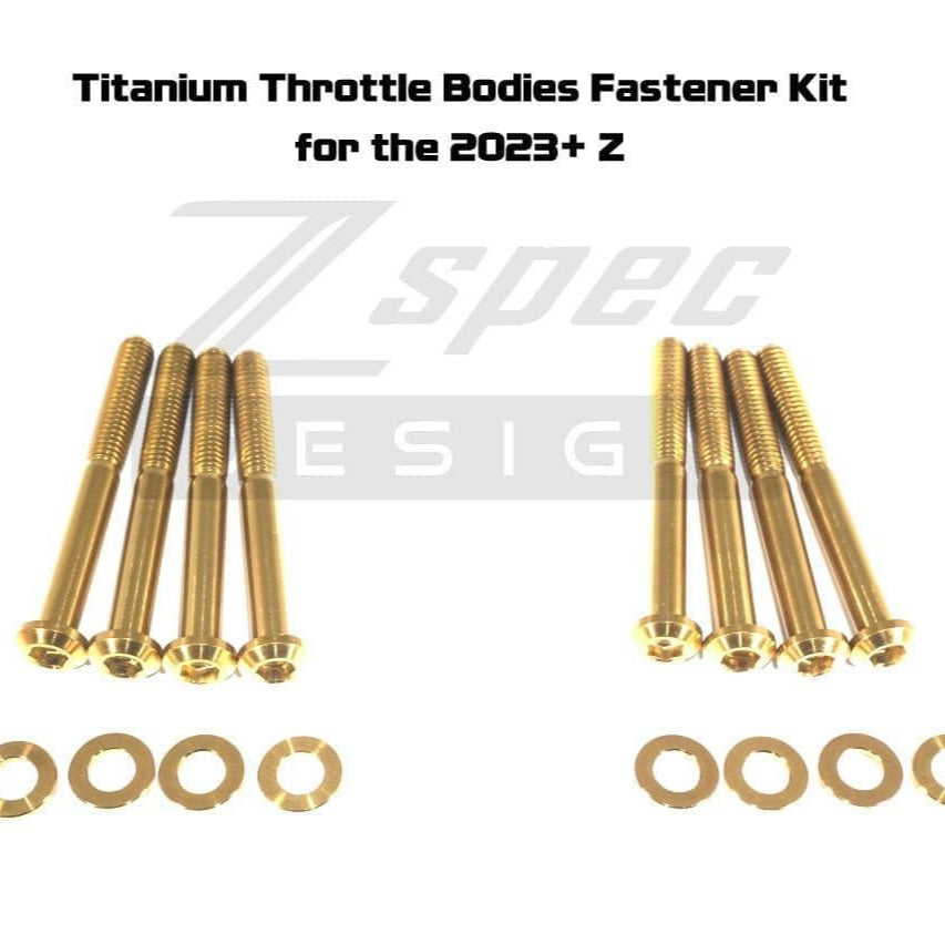 ZSPEC Throttle Bodies Fastener Kit for '23+ Nissan Z RZ34, Grade-5 Titanium