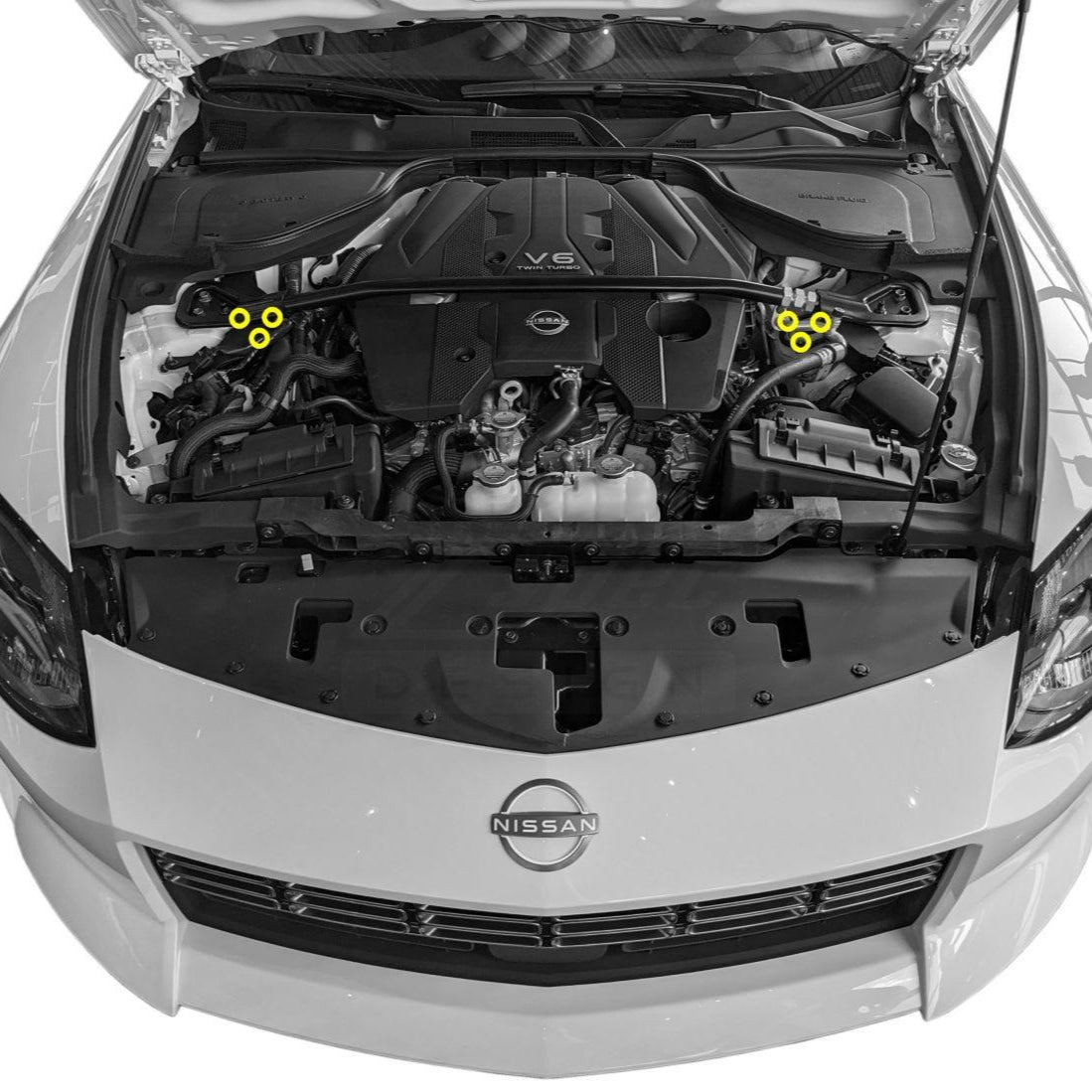 ZSPEC Shock Tower Nuts for '23+ Nissan Z RZ34, Titanium