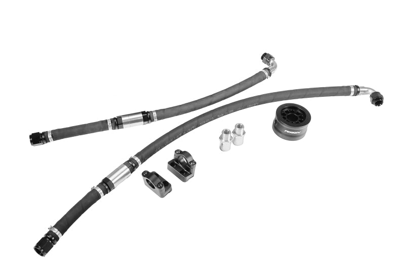 Perrin [15-25 WRX] Oil Cooler Relocation Kit (Upgrade to Top Mounted) | PSP-OIL-152