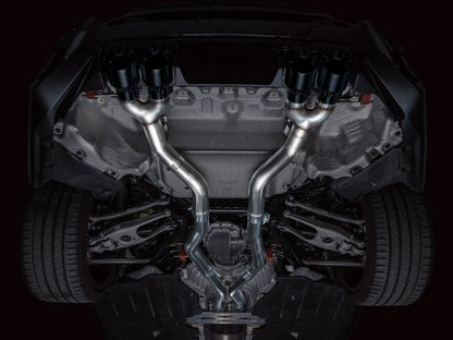 AWE Tuning 23-24 BMW G87 M2 Track Edition Exhaust - Diamond Black Tips 3020-43487