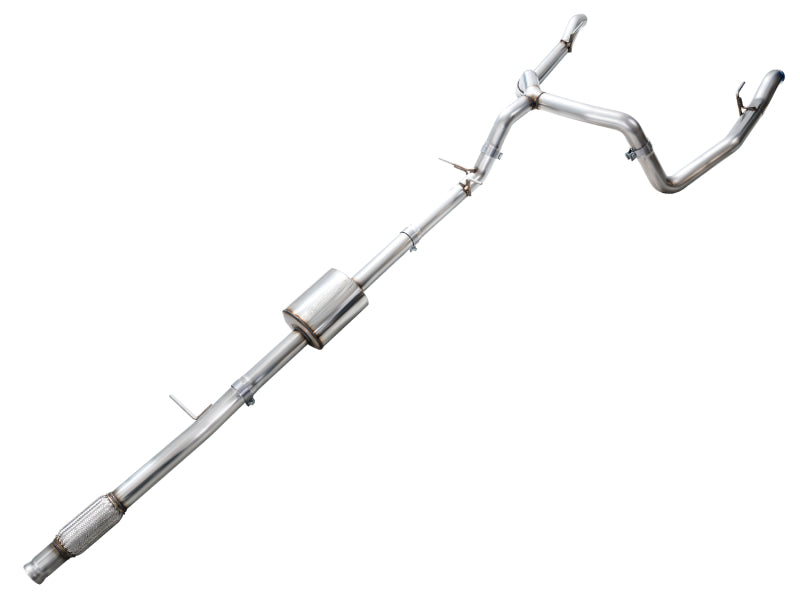 AWE Tuning AWE 4th Gen GM 1500 5.3L 0FG Catback Split Rear Exit (w/ Bumper Cutouts) - OE Tips 3015-31200