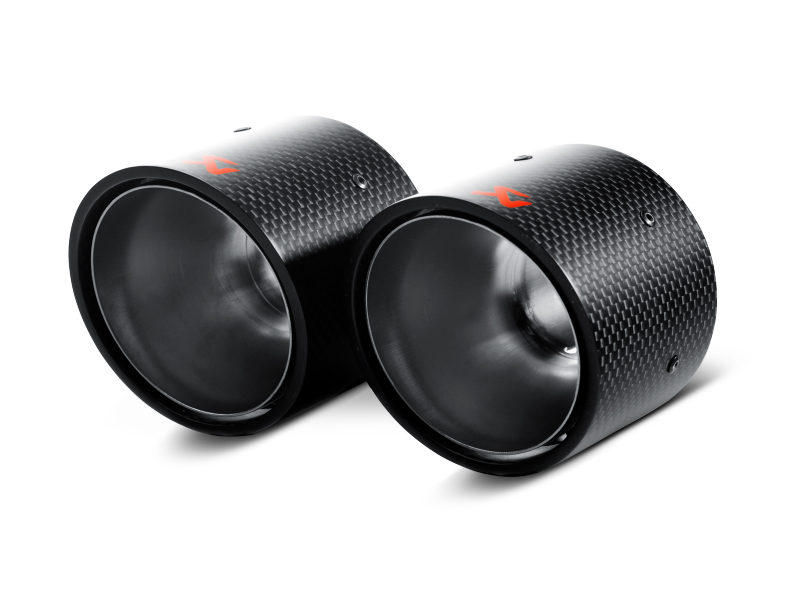 Akrapovic 07-14 MINI Cooper S (R56) / Cooper S Cabrio (R57) Tail Pipe Set (Carbon) TP-MINR56/57-CA
