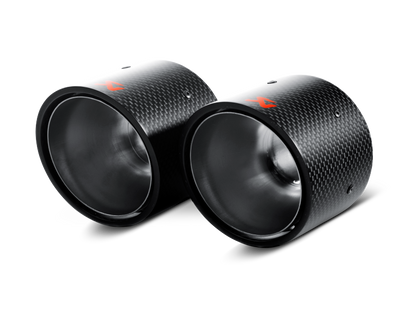 Akrapovic 07-14 MINI Cooper S (R56) / Cooper S Cabrio (R57) Tail Pipe Set (Carbon) TP-MINR56/57-CA