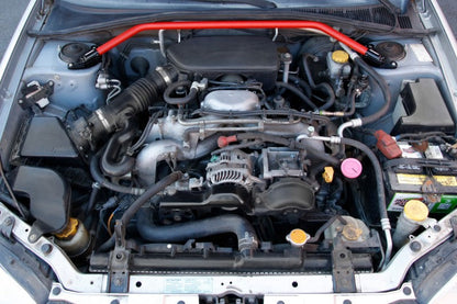 PERRIN [02-07 WRX, 04-07 STI] Strut Tower Brace Red | PSP-SUS-052RD