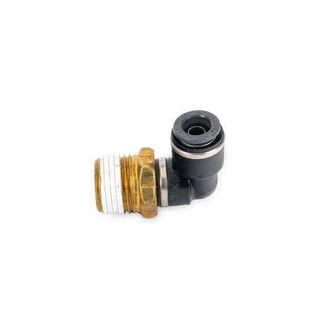 AccuAir 3/8" DOT/PTC – ½" NPT 90 Deg Swivel Elbow