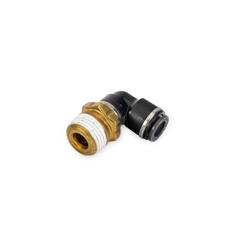 AccuAir 3/8" DOT/PTC – ½" NPT 90 Deg Swivel Elbow