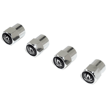 Chrome Valve Stem Tire Caps, Style: Acura