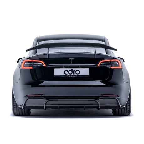 ADRO Tesla Model 3 Carbon Fiber Rear Diffuser V2