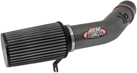 AEM Cold Air Intake | 2003-2004 Ford Excursion Diesel/ 2003-2006 Ford F Series Super Duty Diesel 6.0L Power Stroke Silver Br (21-8104DC)