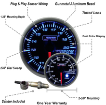 2-1/16" Premium Blue/White Wideband Air Fuel Ratio kit