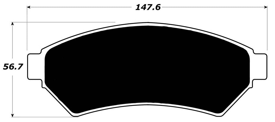 Porterfield Brake Pads for 2008 PONTIAC GRAND PRIX