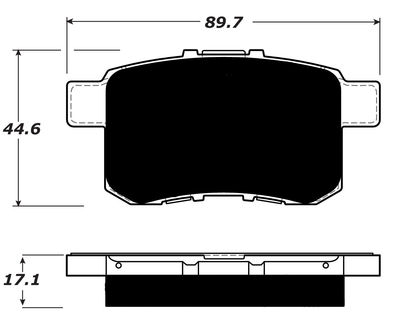 Porterfield Brake Pads for 2015 HONDA ACCORD Sedan LX