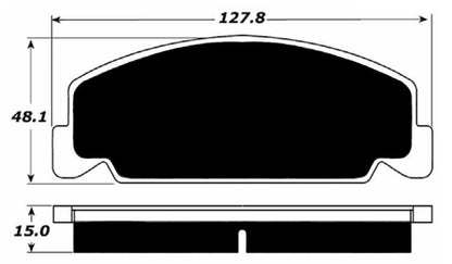 Porterfield Brake Pads for 1995 HONDA CIVIC Coupe DX A/T