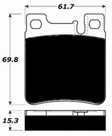 Porterfield Brake Pads for 1996 MERCEDES-BENZ S420