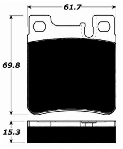 Porterfield Brake Pads for 1996 MERCEDES-BENZ S420