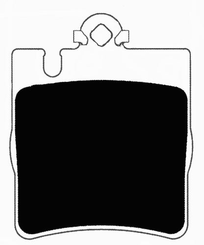 Porterfield Brake Pads for 2002 MERCEDES-BENZ CLK320