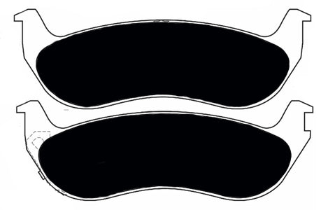 Porterfield Brake Pads for 2003 LINCOLN TOWN CAR