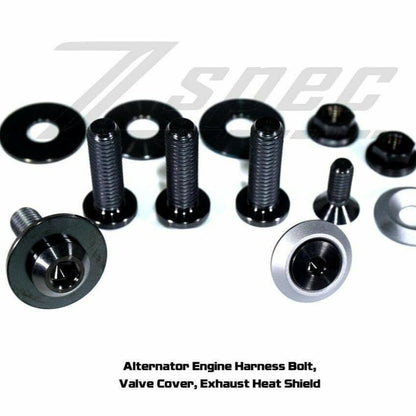 ZSPEC Stage-3 Dress Up Bolts® Fastener Kit for '03-15 Scion xB, Titanium & Billet