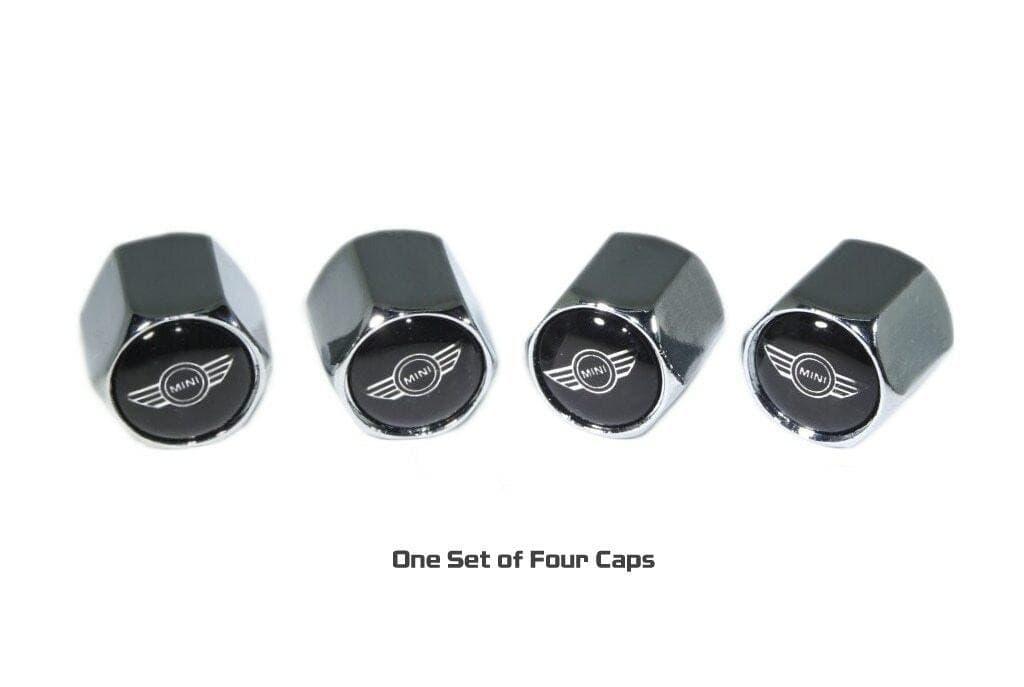 Chrome Valve Stem Tire Caps, Style: Mini