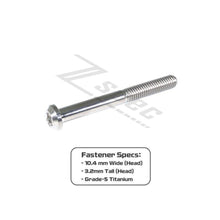 ZSPEC M6-1.0x60mm Dress-Up Bolt® Fastener, Angled Head, Titanium Grade-5, Per Each