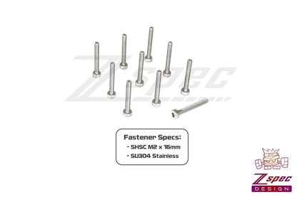 ZSPEC M2-0.4x16mm Fasteners, SHSC, Stainless SUS304, 10-Pack