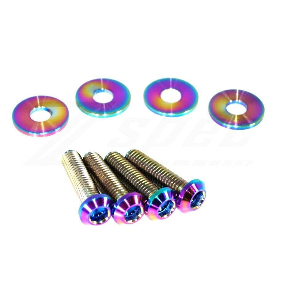 ZSPEC Dress Up Bolts® Fastener Kit for Nissan Skyline GT-R R35 Plenum Cover, Titanium