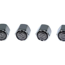 Chrome Valve Stem Tire Caps, Style: Volvo